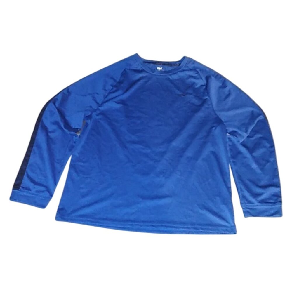 EVERLAST, LONG SLEEVE TOP, COLOR: BLUE, BLACK, SIZE: L